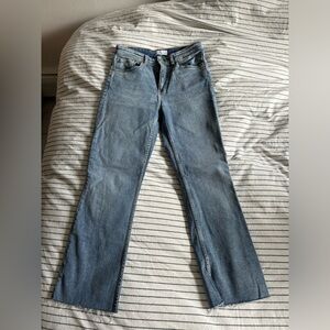 Zara Skinny flare cropped jeans